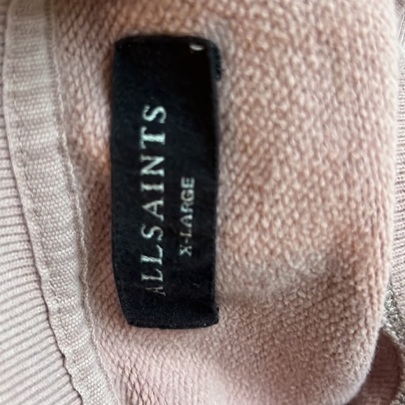 All Saints cotton men crewneck cotton sweater XL - Picture 8 of 12